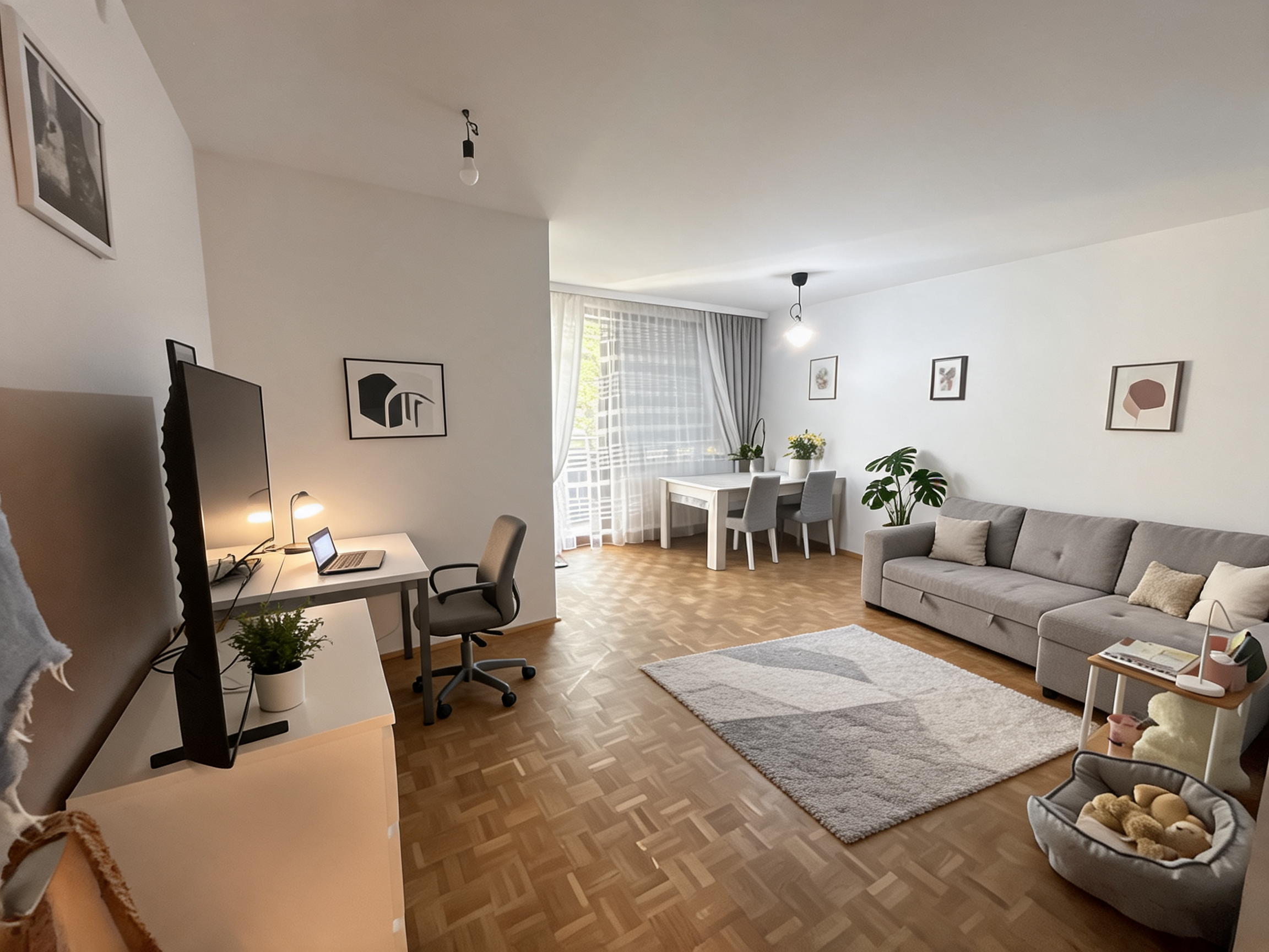 Modern Living room After