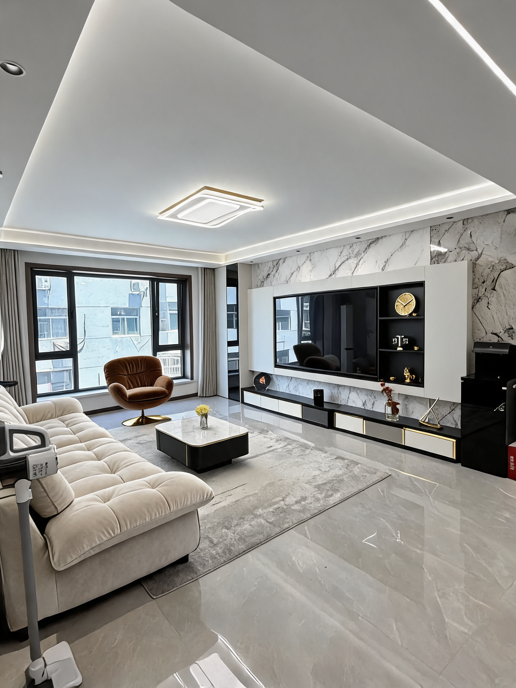 Modern Luxury Living room After