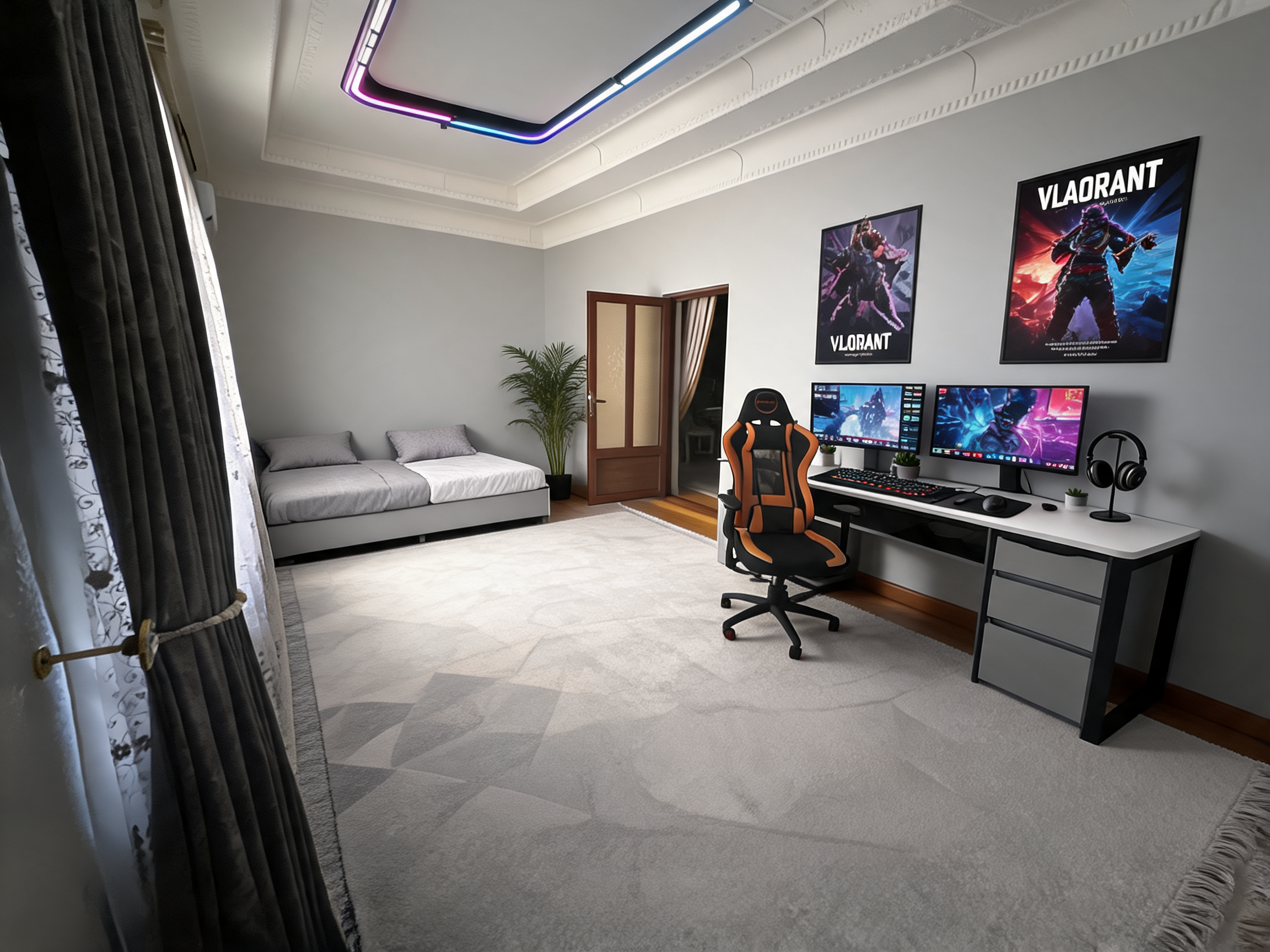 Modern Living room After